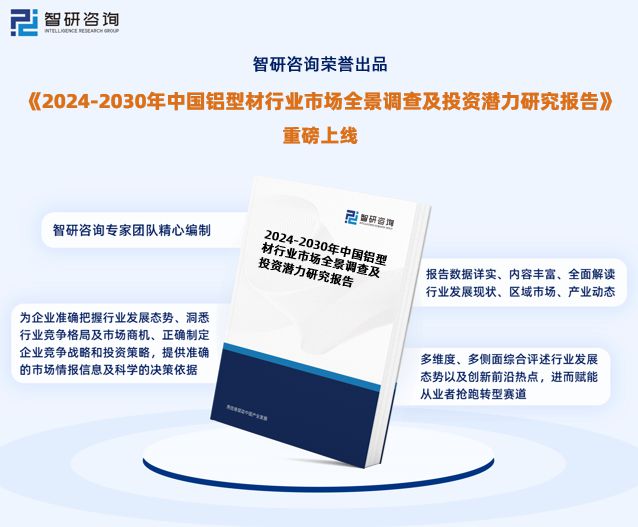 铝太阳成集团tyc型材行业现状！2024年中国铝型材行业市场研究报告（智研咨询）